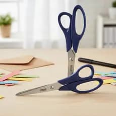 Kit 2 Tesouras Profissional Multifuncional 7,5" Fratelli Artesanato Cabelo Costura Escritório Tecido