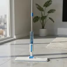 Mop Spray Classic Limpeza Piso Rápida Prática Eficiente Brisati Clean Rotação 360°