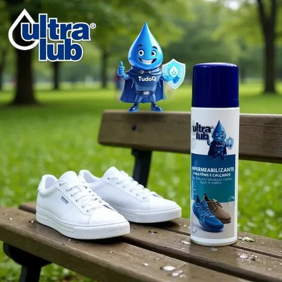 Impermeabilizante para Tênis e Calçados 325ml TudoQ UltraLub Spray Protetor Água Poeira Manchas