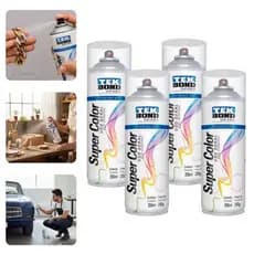 4 Verniz Spray Brilhante Incolor Tekbond 350ml – Brilho e Proteção para Joias