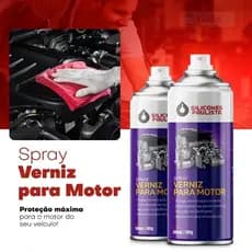 2 Spray Verniz Brilho Motor 300ml – Silicones Paulista | Proteção e Acabamento Automotivo