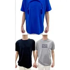 KIT 03 Camisetas Masculinas 100% Algodão – Conforto e Estilo para o Dia a Dia!