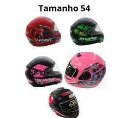 Capacete Infantil Moto Criança
