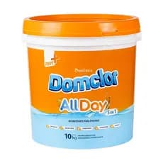 Domclor 10Kg Sanitizante 5 em 1 - Para Limpeza de Piscina