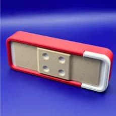 Porta Curativos Compacto 3D para Bolsa e Viagem | Estojo para Curativos, Remédios e Pequenos Objetos