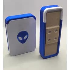 Kit Porta Curativos + Caixa Organizadora Portátil | Estojo Compacto para Remédios, Viagem e Dia a Dia