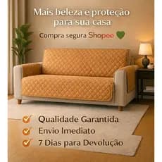 Protetor De Sofá Para Assento De  3 Lugares King , 3 Lugares padrão , 2 Lugares OU 1 Lugar Poltrona