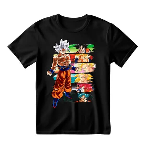 Camiseta Camisa blusa Infantil Dragão Ball varias estampa algodão 100%