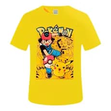 Camiseta camisa blusa Pokémon Infantil algodão 100%