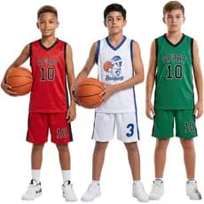 Kit com 3 Conjuntos Esportivo Menino – 3 Regatas + 3 Shorts Infantil Leve e Confórtavel