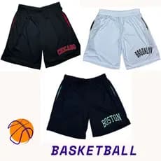KIT SHORT COM BOLSO ESPORTIVO BASKETBALL TECIDO LEVE E CONFORTÁVEL