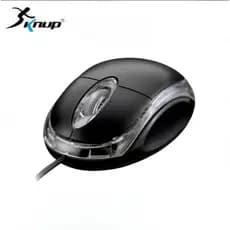 Mouse Com Fio Óptico Usb Knup Kp-M611 Cor Preto 1200 dpi