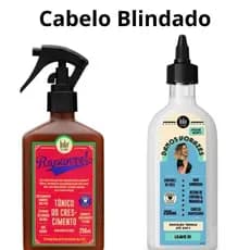 Kit Cabelo Blindado - Tônico Rapunzel 250ml + Leave in  Danos 200ml
