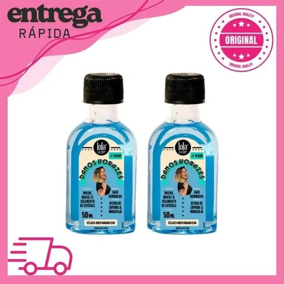 Kit com 2 Unidades do Óleo Reparador Danos Vorazes Lola Cosmetics