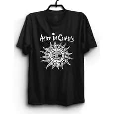 Camiseta Banda Grunge Rock Alice in chains 100% algodão