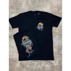Camiseta Malha Premium Estampa Dragão