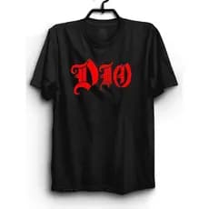 Camiseta Banda Heavy Metal Rock Dio 100% algodão