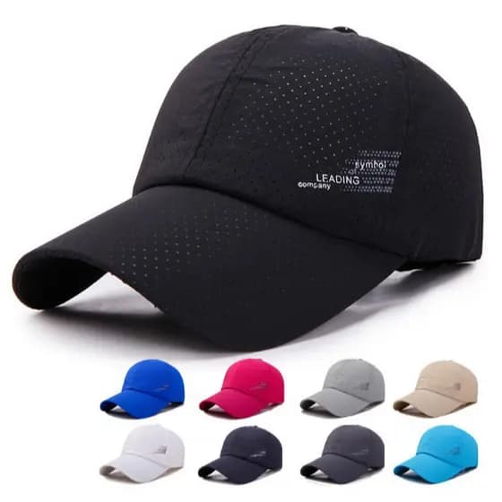Boné Tactel Casual Respirável Baseball Secagem Rapido Spring Summer New Handsome Outdoor Leadig