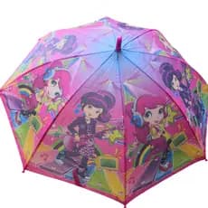 Sombrinha Guarda Chuva Infantil automático Menina De Alta Qualidade - Com Apito LK002