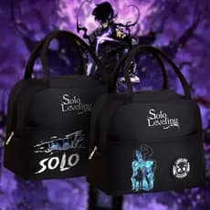 Bolsa Térmica Solo Leveling Modelo - Lancheira - Isolamento Térmico - Espaçosa - Fitness Escola Trabalho Lazer - Marmita