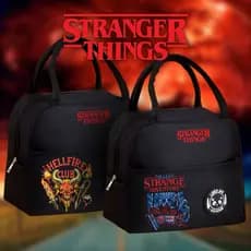 Bolsa Térmica Stranger Things - Lancheira - Isolamento Térmico - Espaçosa - Fitness Escola Trabalho Lazer - Marmita