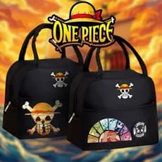 Bolsa Térmica One Piece Mugiwaras - Lancheira - Isolamento Térmico - Espaçosa - Fitness Escola Trabalho Lazer - Marmita