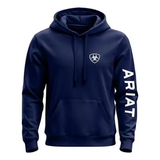 Blusa Moletom Masculino Ariat Com Capuz Moda Country Estilo