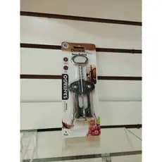 Saca-Rolhas de Metal Santiago 17,5 cm – Abridor de Garrafas e Vinhos com Alças Laterais