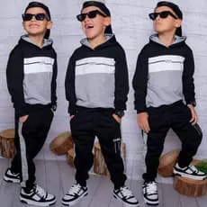 Conjunto Infantil Menino MOLETINHO Meia Estação Inverno Lançamento Blusa + Calça do 2 ao 14 anos Agasalho