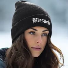 Touca Gorro Inverno Frio Blessed Poliester