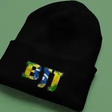 Touca Gorro Inverno Jiu Jitsu Lã Poliester