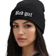 Touca Inverno Frio Gorro Poliester Bad Girl