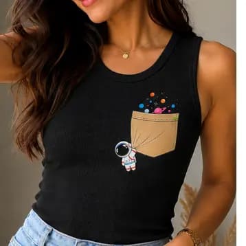 Regatas Femininas Caneladas | Blusa Básica Feminina | Não Transparente | Casual