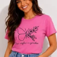 T-Shirt Feminina 100% Algodão | Camiseta Feminina Casual Premium