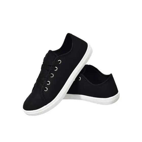 tênis feminino casual preto Modinha casual baixo tênis feminino casual confortável