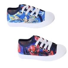 KIT Tênis Infantil Casual Confortável Desenho Personagens MeninO Envio Rápido
