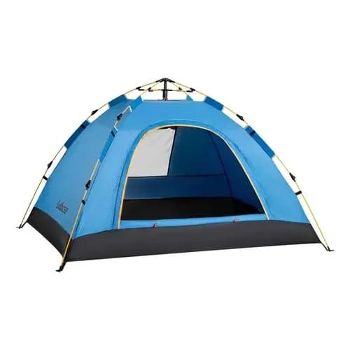 Barraca Camping 3 Pessoas A Prova D'agua Montagem Rápida Azul