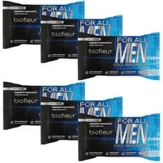 6 Sabonetes Em Barra Biofleur For All Men 180 g