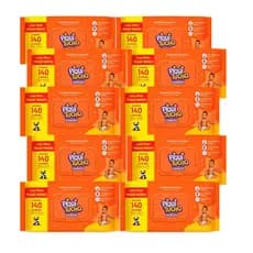 Kit Com 10 Toalha Umedecida Piquitucho Hidrate 140 Unidades