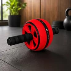 Roda Abdominal Dupla Fitness Exercicios Pegadores Antiderrapantes Estabilidade Resistência Sortida