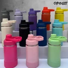 Garrafa Térmica Academia Esporte Viagem Café Chá Inox 350ML Antivazamento / SZJ-81