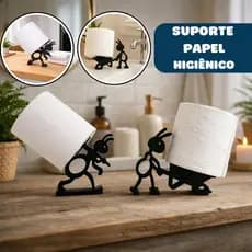 Suporte Papel Higiênico Formiga Decorativo Criativo para Banheiro Porta Papel Moderno