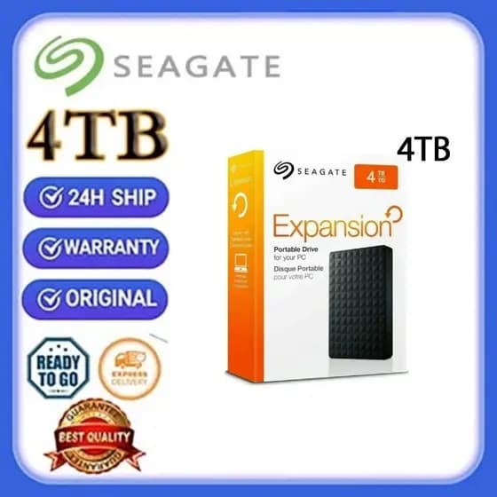 ⚡️Seagate⚡️ Disco Rígido HD Externo 1TB 2TB 4TB Grande Capacidade Disco Rígido Portátil USB 3.0 SSD Notebook