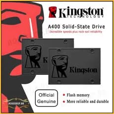 SSD Kingston 120GB 240GB 960GB SATA3 A400 SA400S37/240GB Preto