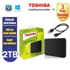 ⚡️Toshiba⚡️Disco rígido externo 1TB 2TB 4TB External Hard Drive HDD USB 3.0  Portable HD Externo 2TB Hard Drive