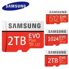 Cartão De Memória Micro Sd Sdhc Classe 10 Mini Sdxc 4k Vermelho (512GB/1TB/2TB)