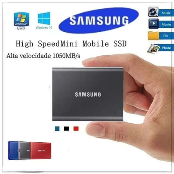 { Original } Samsung HD Externos SSD 16TB/30TB  USB3.0 Externo Hard Drive 4TB  Portable Solid State Drive 1TB/2TB HDD