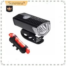 Kit Ciclista Farol Lanterna Sinalizador Pisca Recarregável Luva Com Gel Meio Dedo Bike MtbTop-tier Manufacturer