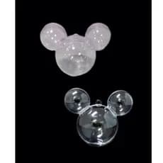 Caixa Mickey Acrílico10 unidades porta cabeça foto lembrancinha decoração