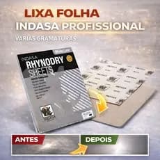 Lixa Folha Branca INDASA - Ideal Para Acabamentos em Madeira | Unidades